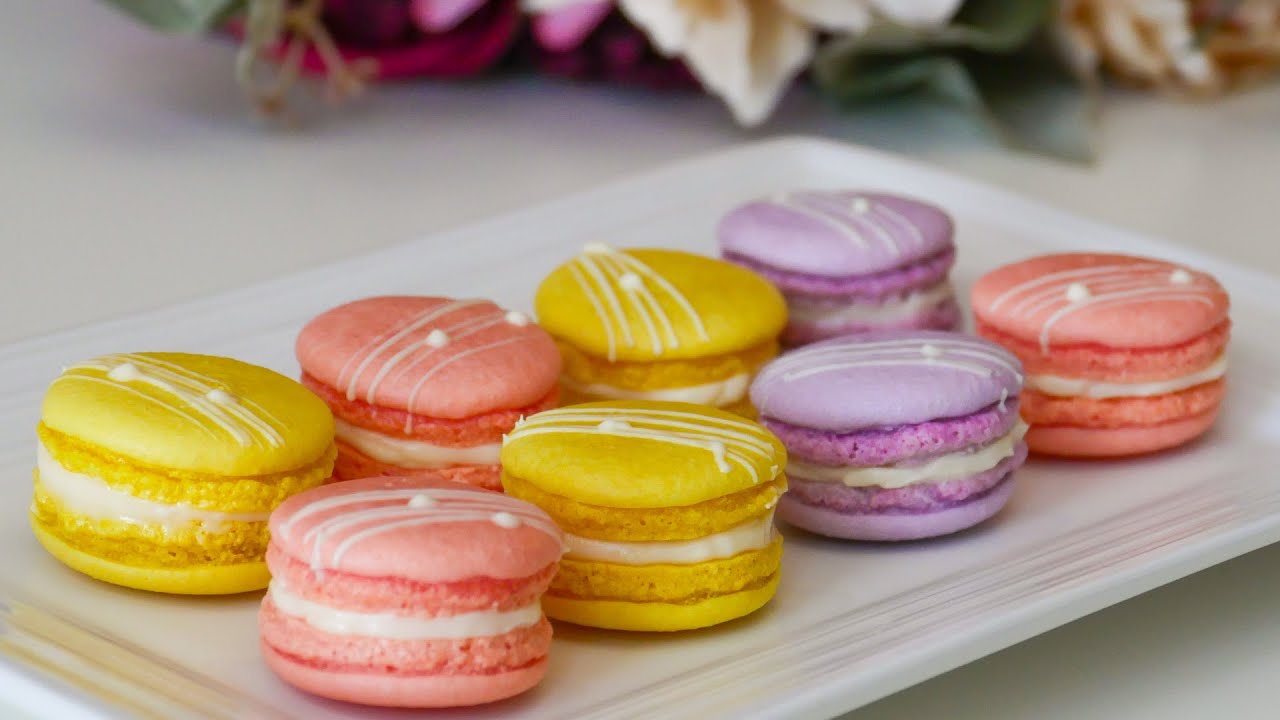 Vegan Macarons With French Meringue/Macarons Reteta Vegana (De Post) Fara Albusuri