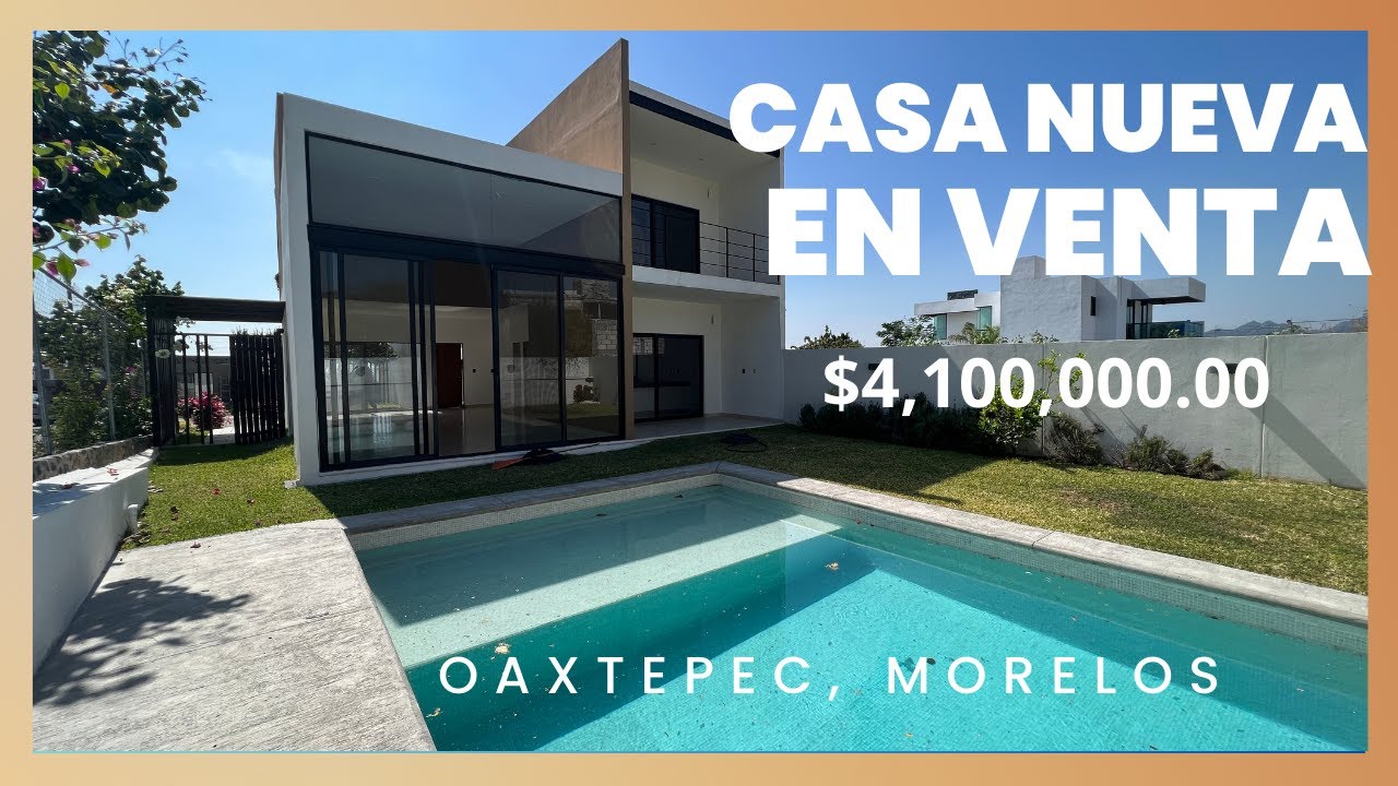 Casa Nueva en Venta a 10 minutos del Centro de Oaxtepec, Morelos🏡✨