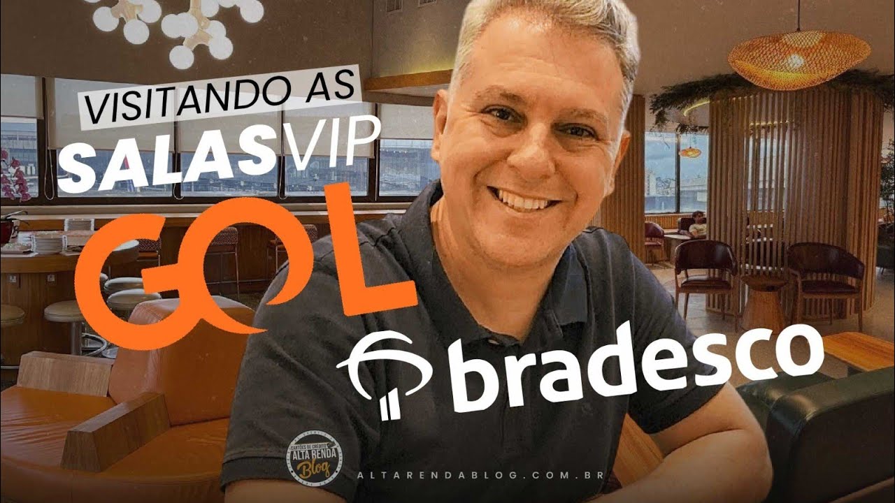 💳CONHE&Ccedil;A AS DUAS SALAS VIP! BRADESCO LOUNGE E GOL VIP LOUNGE NO AEROPORTO DE GUARULHOS TERMINAL 2.
