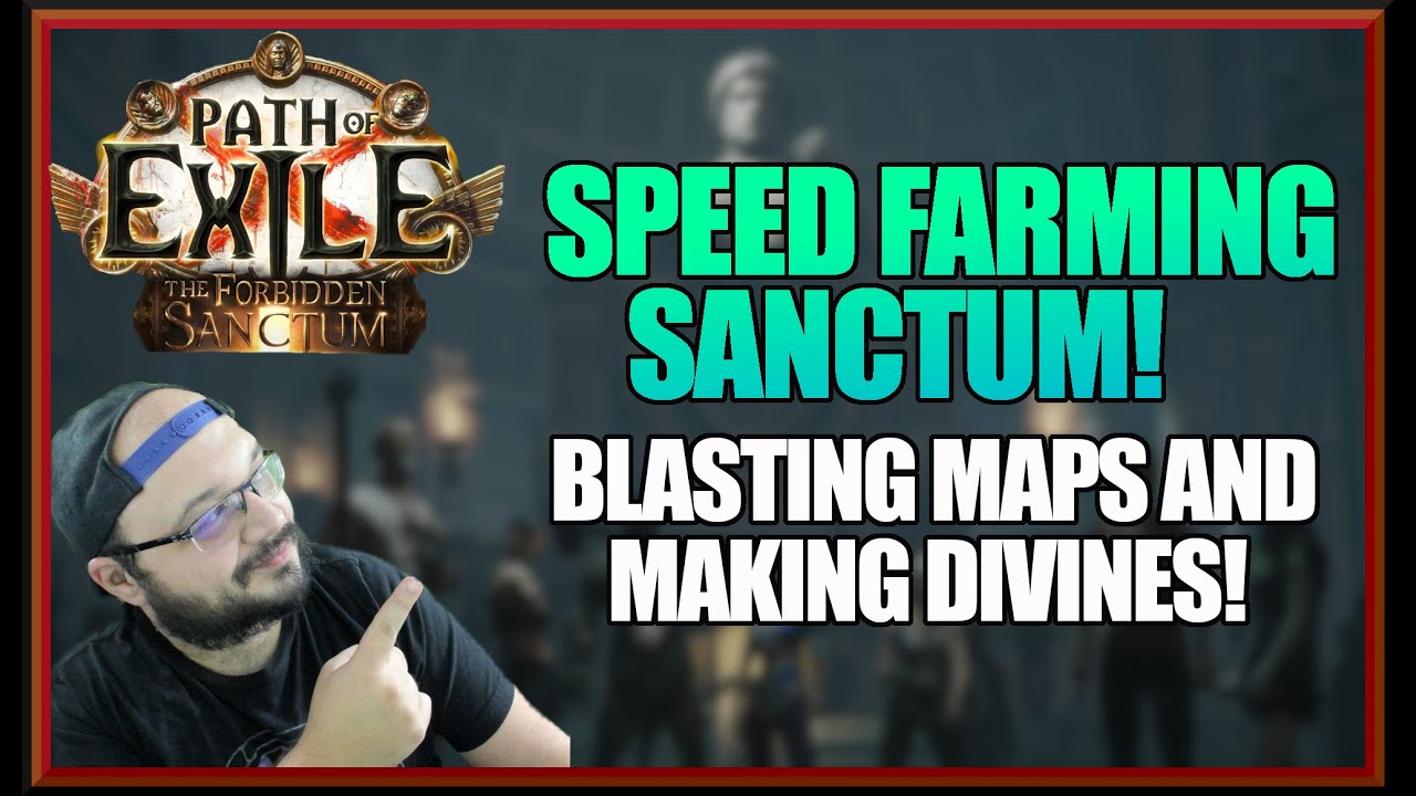[POE 3.20] HOW TO SPEED FARM SANCTUM! ONE OF THE BEST BUILD TO COMPLETING SANCTUM AND MAKING DIVINES