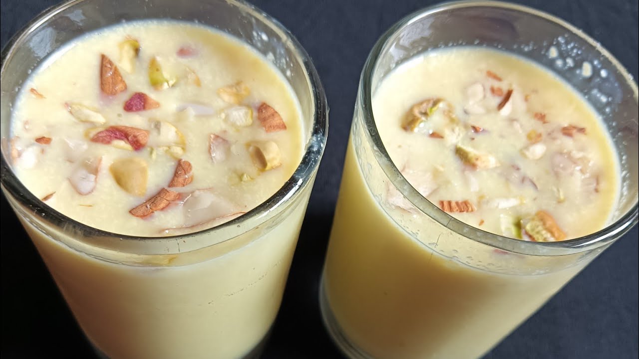 Custard badam milk shake recipe lmilk shake recipe