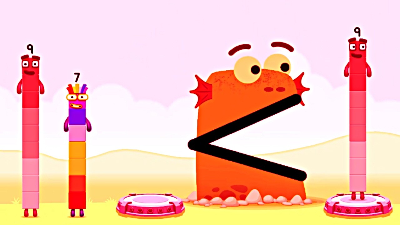 Академия обучения Numberblocks #299 - Изучаем Numberblocks 9 7 9 3 6 5 - Numberblocks от Cbeebies