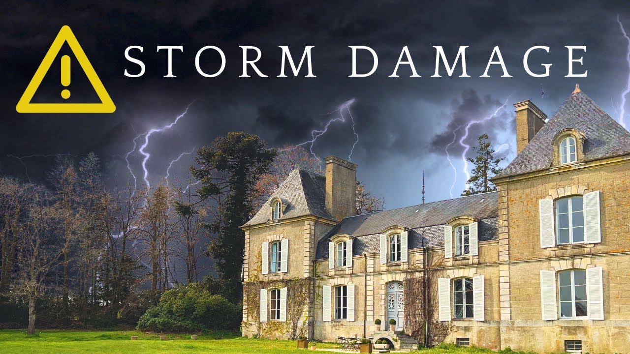 We Were NOT Prepared! A Storm Rips Through The CHATEAU