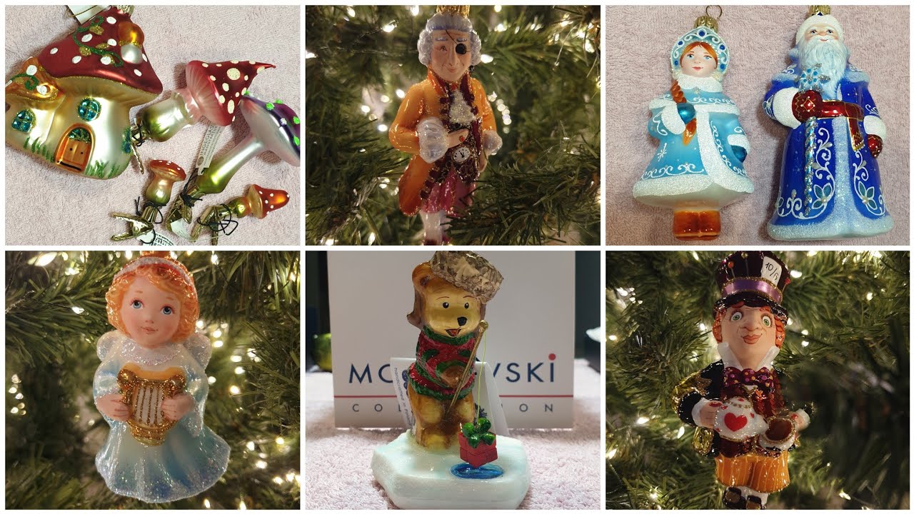 Елочные игрушки фабрики Ариель, Инге глас, Комози, Холидей класик