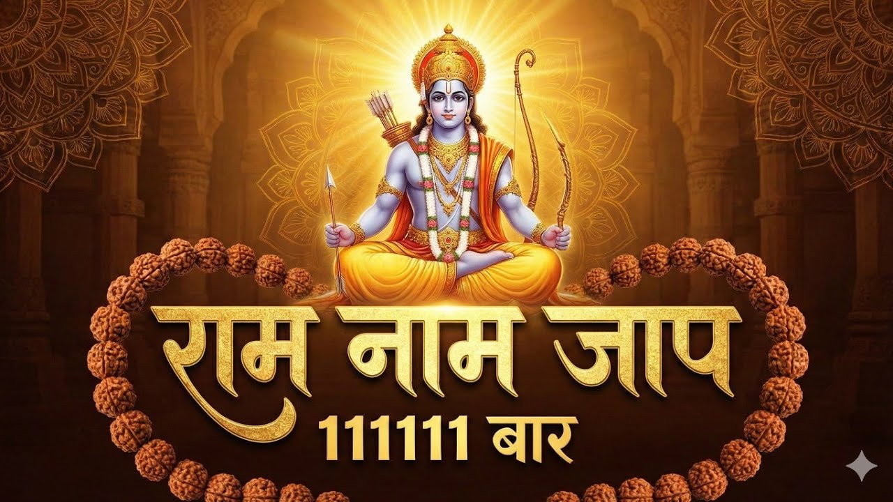 राम नाम जाप 125000 बार | Shri Ram Naam Jaap 125000 Times #Ram Ram Chanting | श्री राम नाम जाप