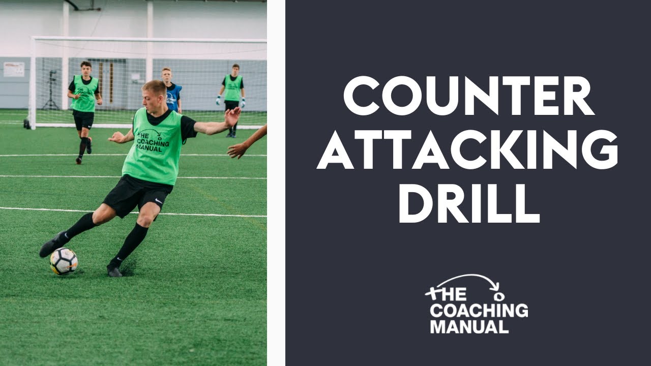 Counter Attacking Soccer Drill (13+) ⚽️