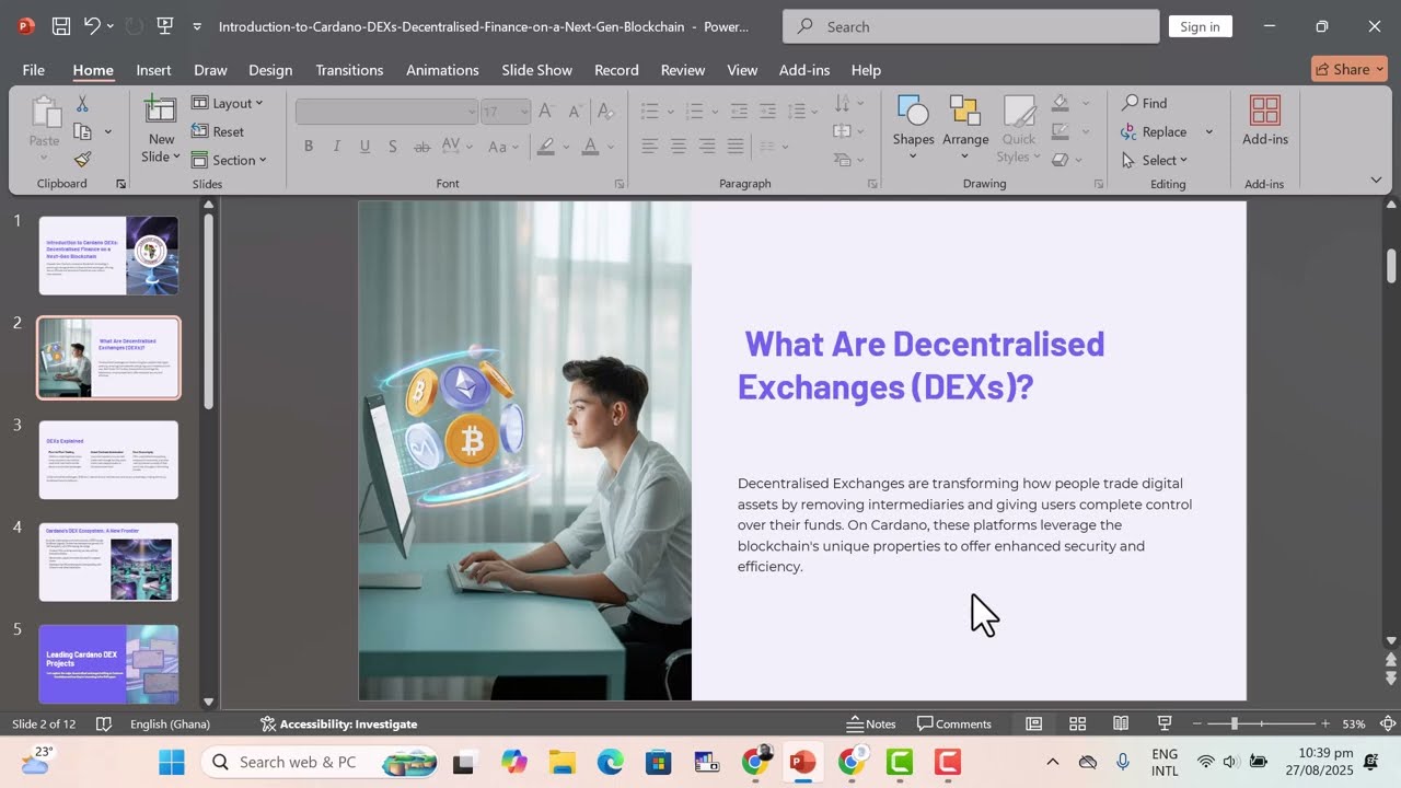 Introduction to Cardano's Decentralized Exchanges (DEXs)