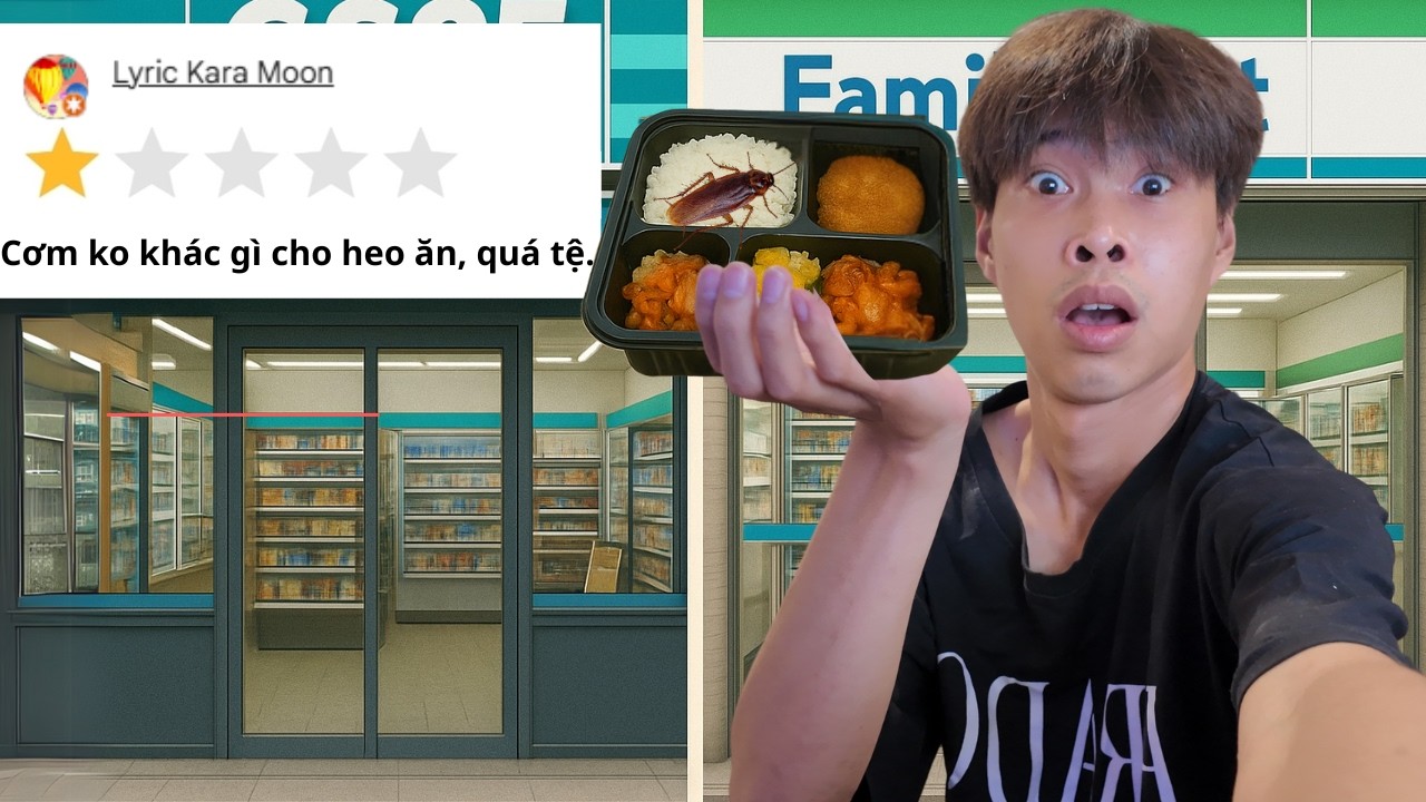 Minh đã thử các cửa hàng tiện lợi bị đánh giá 1 sao