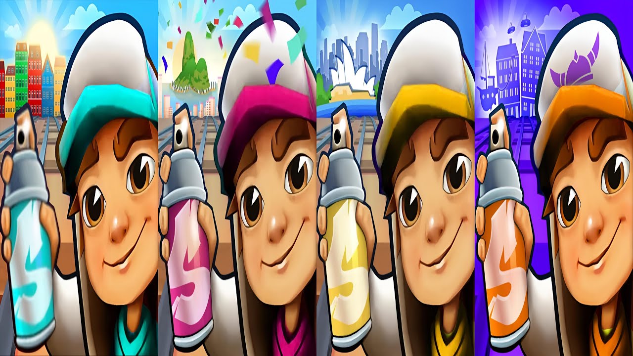 Subway Surfers : Copenhagen 2025 🆚 Rio Carnival 2025 🆚 Sydney 2024 🆚 Copenhagen 2022