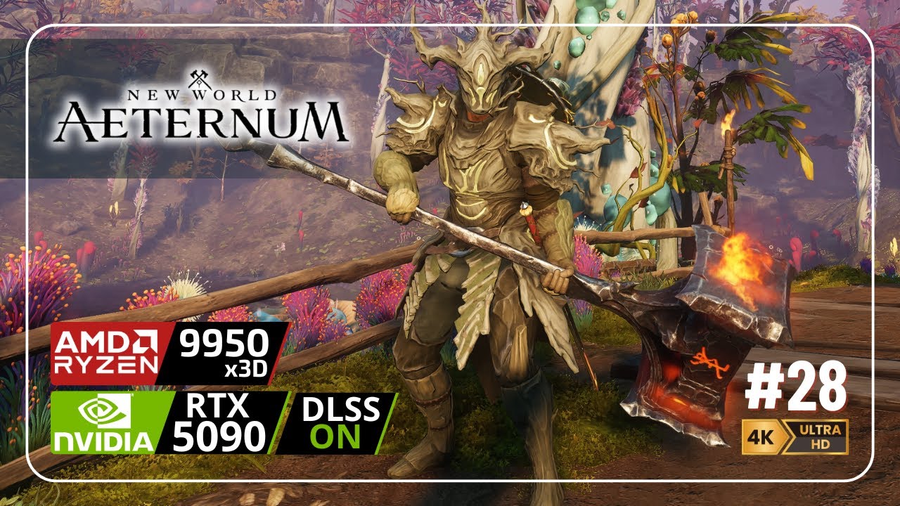 New World AeternuM: Ep 28 - Max Graphics in 4k | RTX 5090 + R9 9950x3D | No Commentary