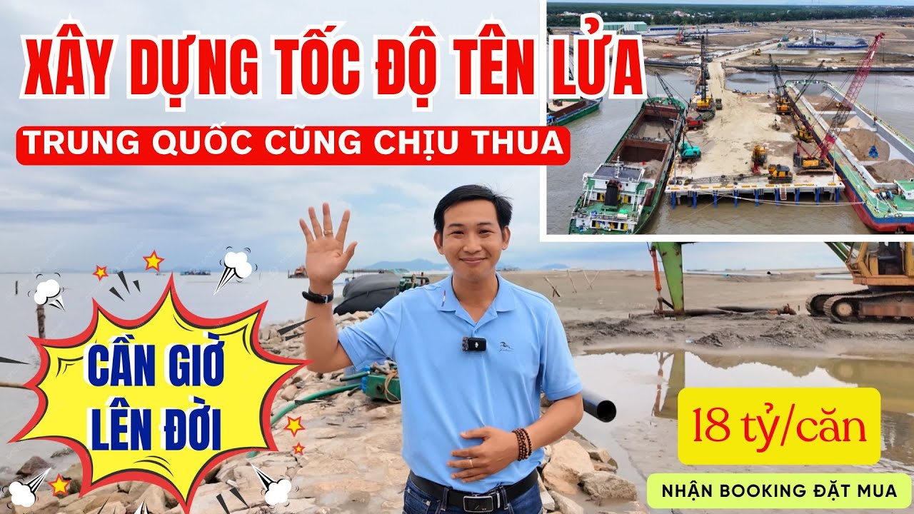 Dự Án Vin Cần Giờ Quá Khủng Khiếp Với Tốc Độ Lấn Biển, Xây Dựng Và Giá Bán Chính Thức Từ Vingroup