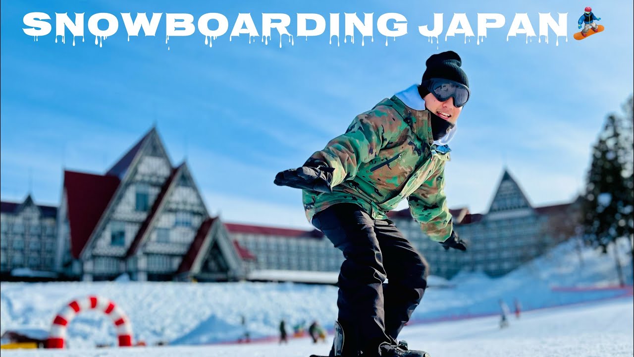 Snowboarding Japan Niigata #nepali 🇳🇵