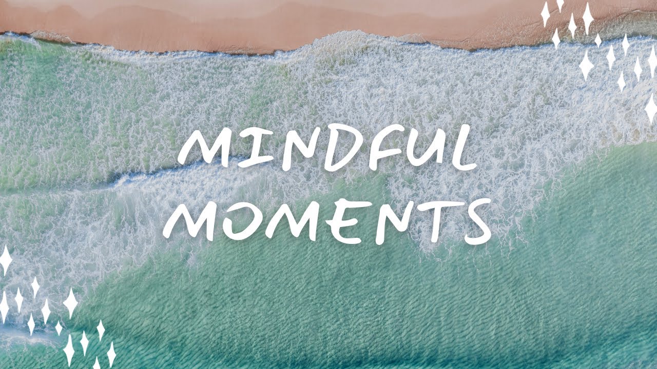 Mindful moments calm waves, pink sky’s,beautiful Indian music.  release your inner calm . Positive