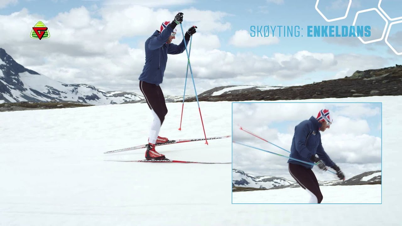 Skiteknikk med Odd-Bjørn Hjelmeset: Skøyting, Enkeldans
