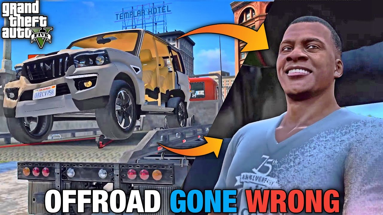 Ye Kya Kardiya Scorpio Ko 🤣 Extreme Impossible Offroad Challenge  😱 (GTA 5 Mods)