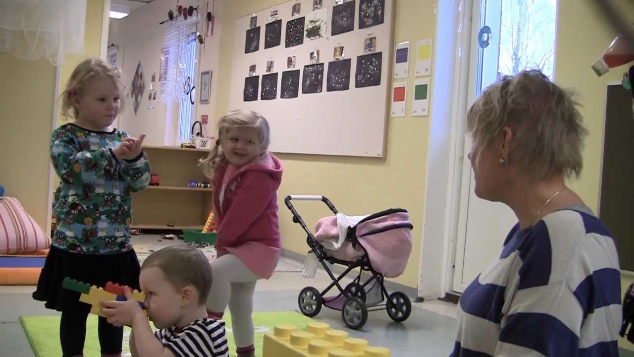 Tecken som stöd på förskolan Solbacken