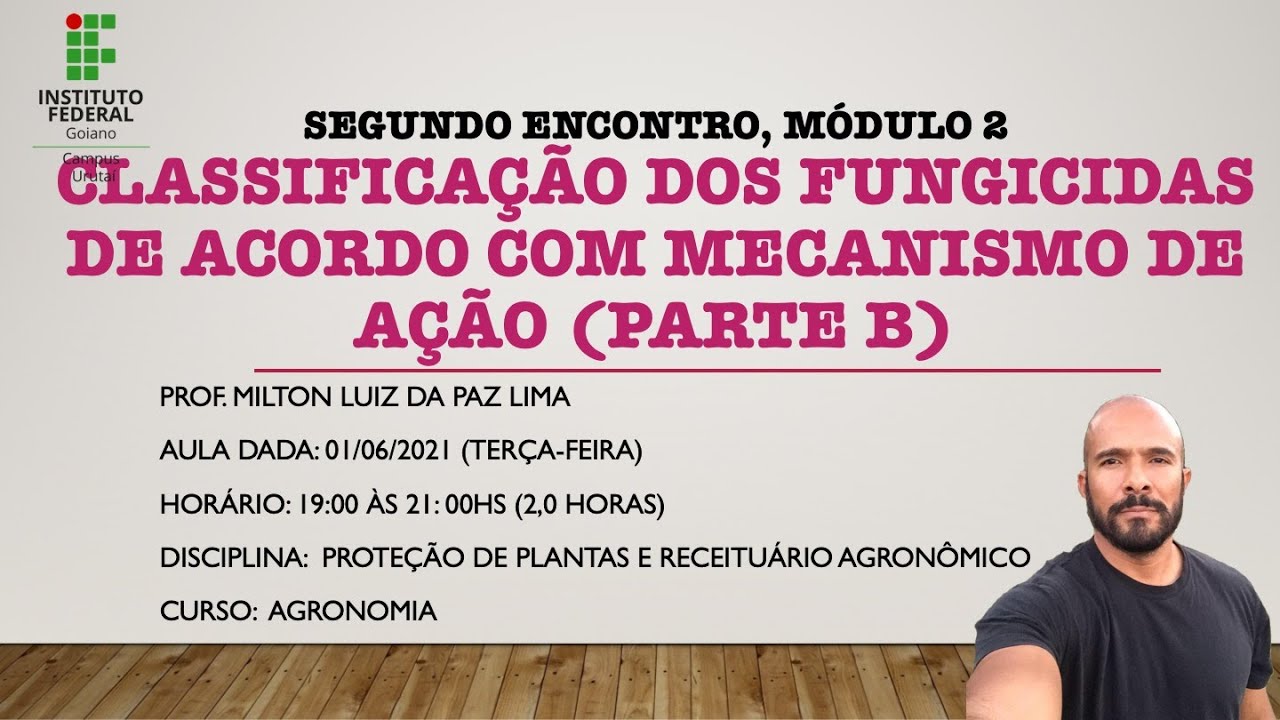 Classificação dos fungicidas parte B