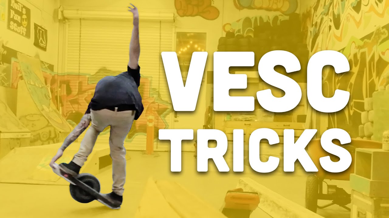 VESC Onewheel Tricks ft. Wheel Fun Stuff & Travis_Burns_Red
