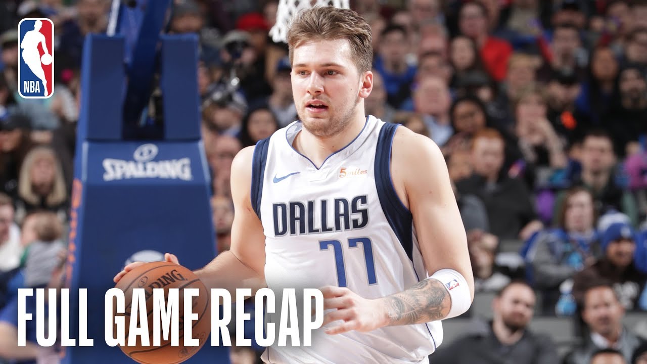 TRAIL BLAZERS vs MAVERICKS | Luka Takes Over Down The Stretch | February 10, 2019