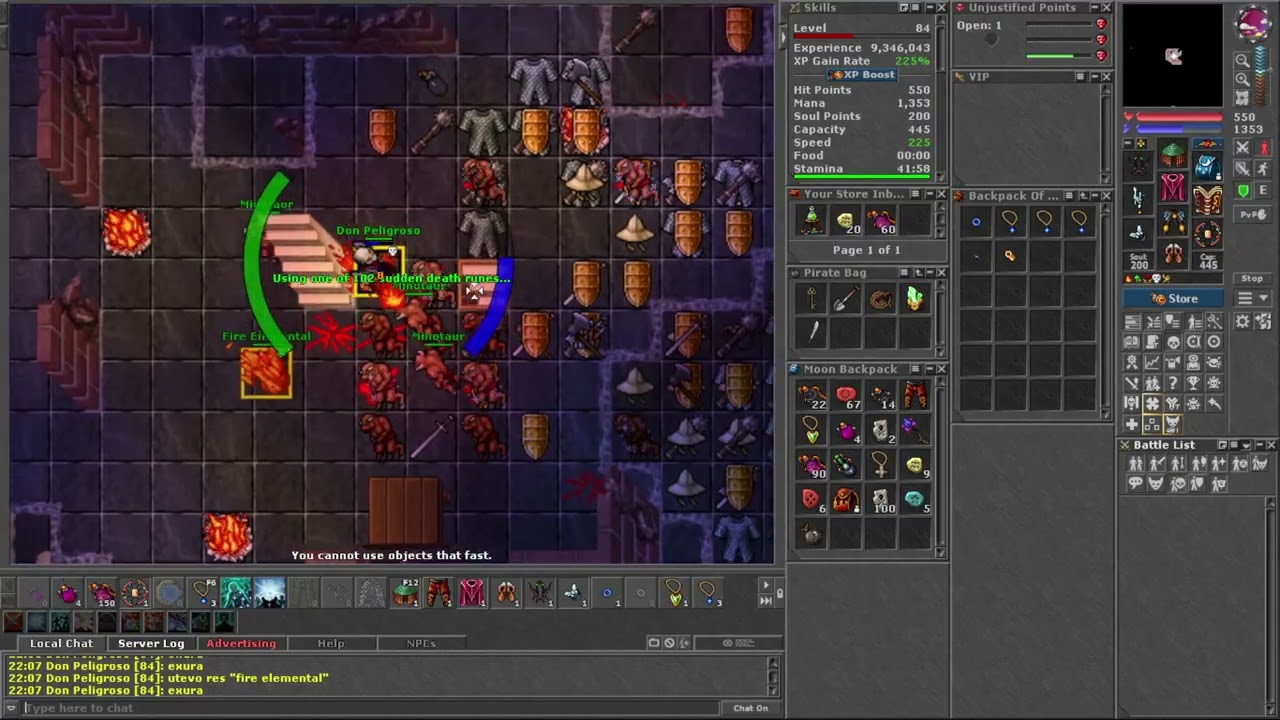 Tibia PK Solidera - Arcangel Battosai 67 Royal Paladin