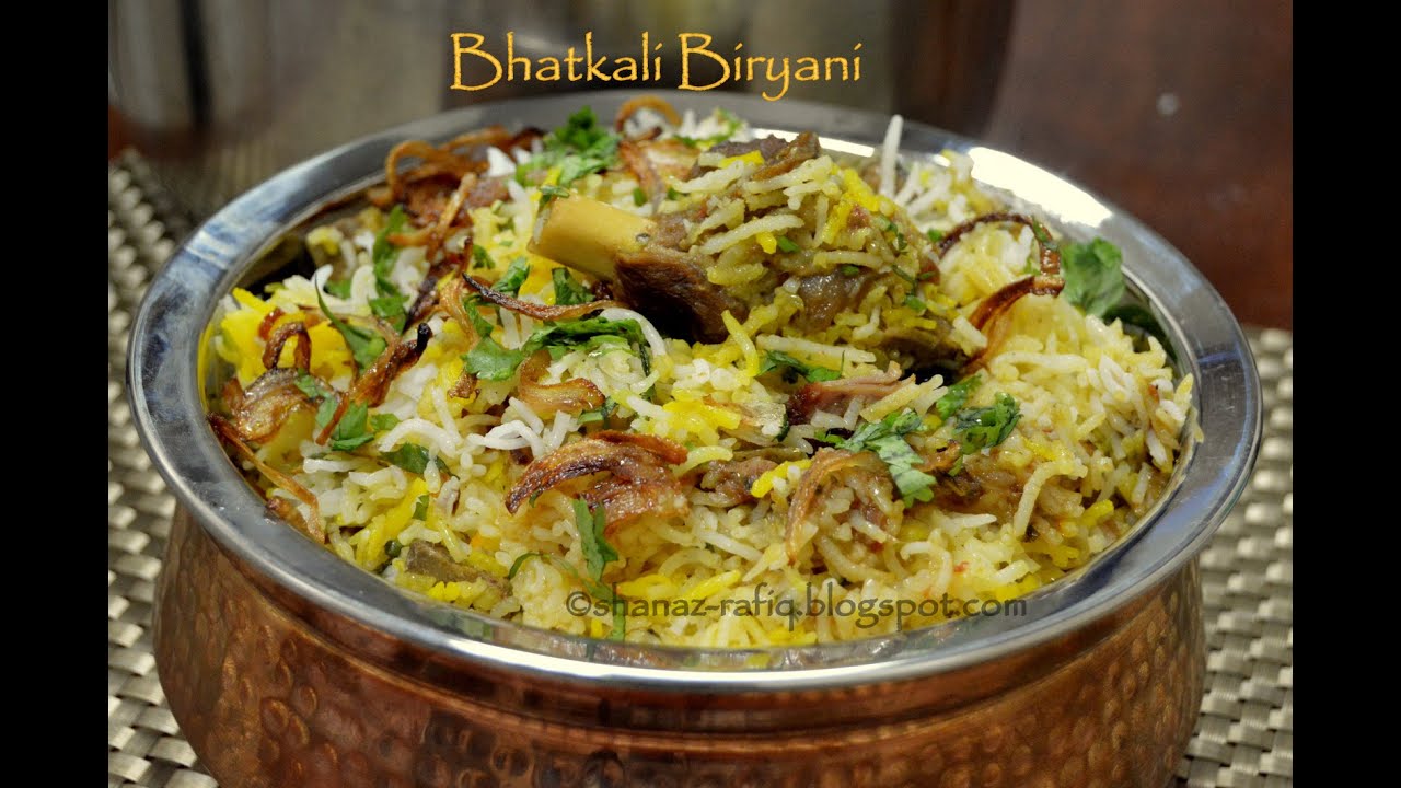 Bhatkali Biryani