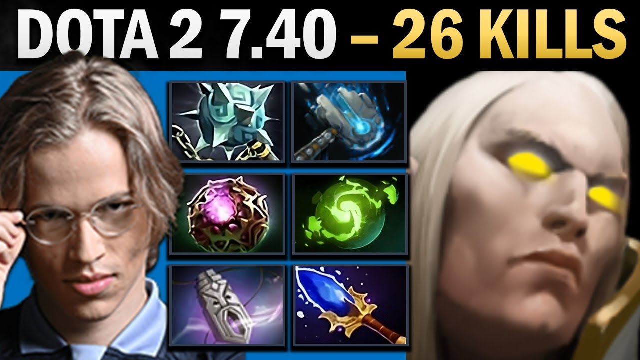 Invoker PRO with 26 Kills and Hammer - Mid Dota Gameplay