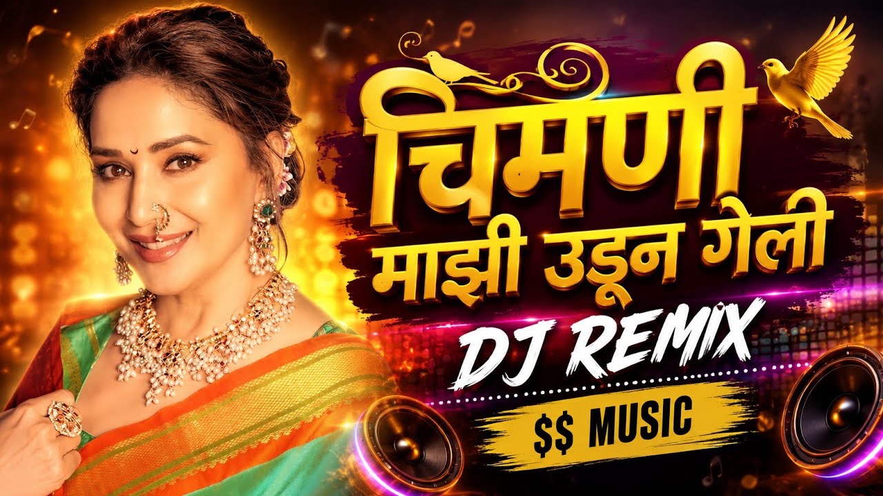चिमणी माझी उडून गेली DJ Remix $$ MUSIC #songs #remixdj #marathidj #marathisongs #djremix #lofi