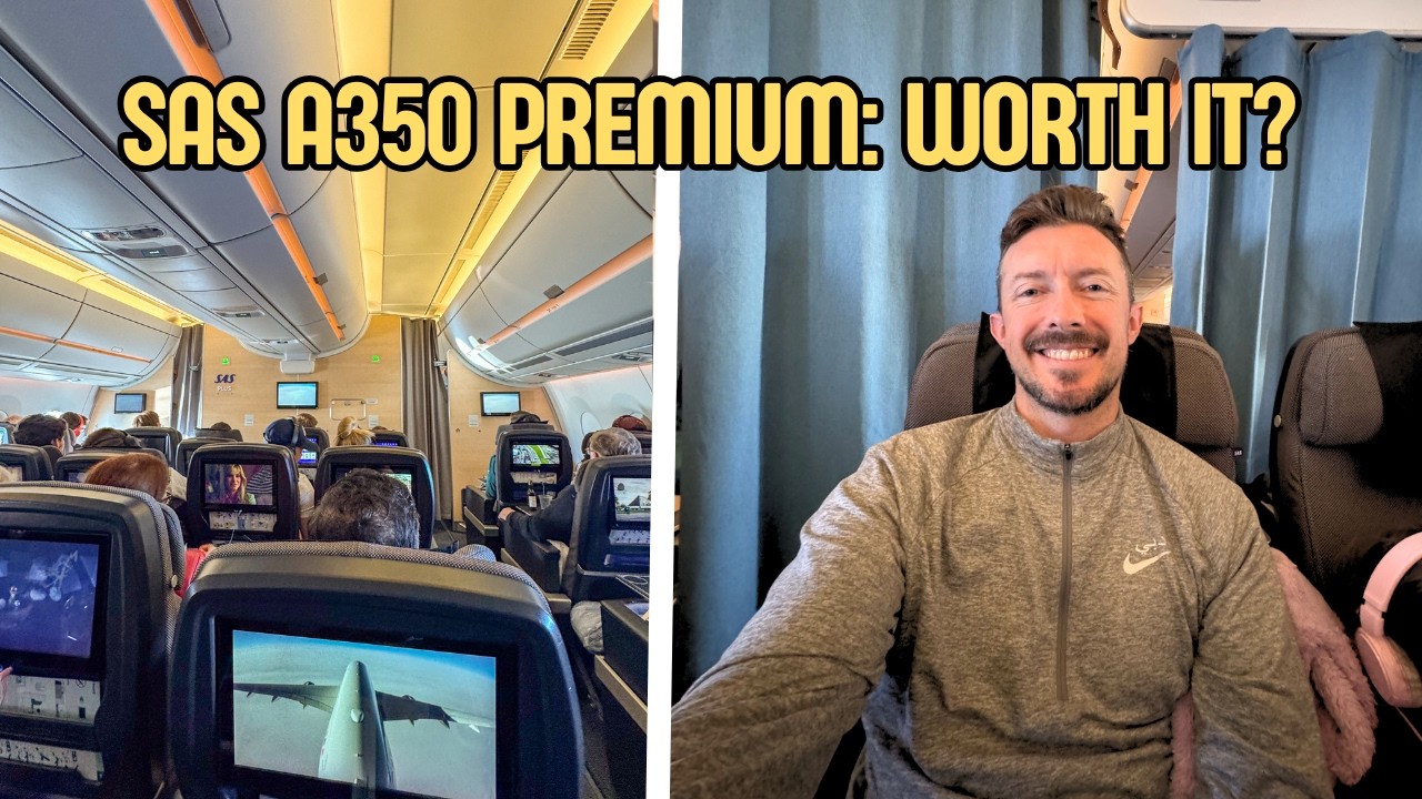 SAS A350 Premium Economy Review | Copenhagen to SFO
