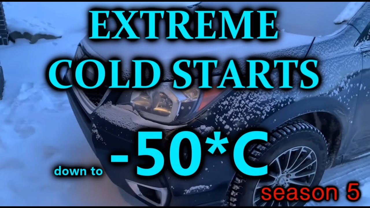 S5E1. -50*C EXTREME COLD START! Холодный запуск в мороз -50. Odpalanie na mrozie -50. Compilation
