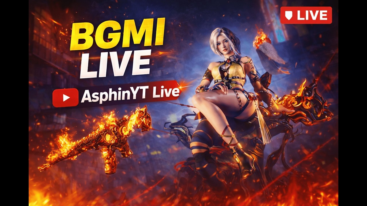 BGMI 🔴 Live Asphin is Back | AsphinYT Live