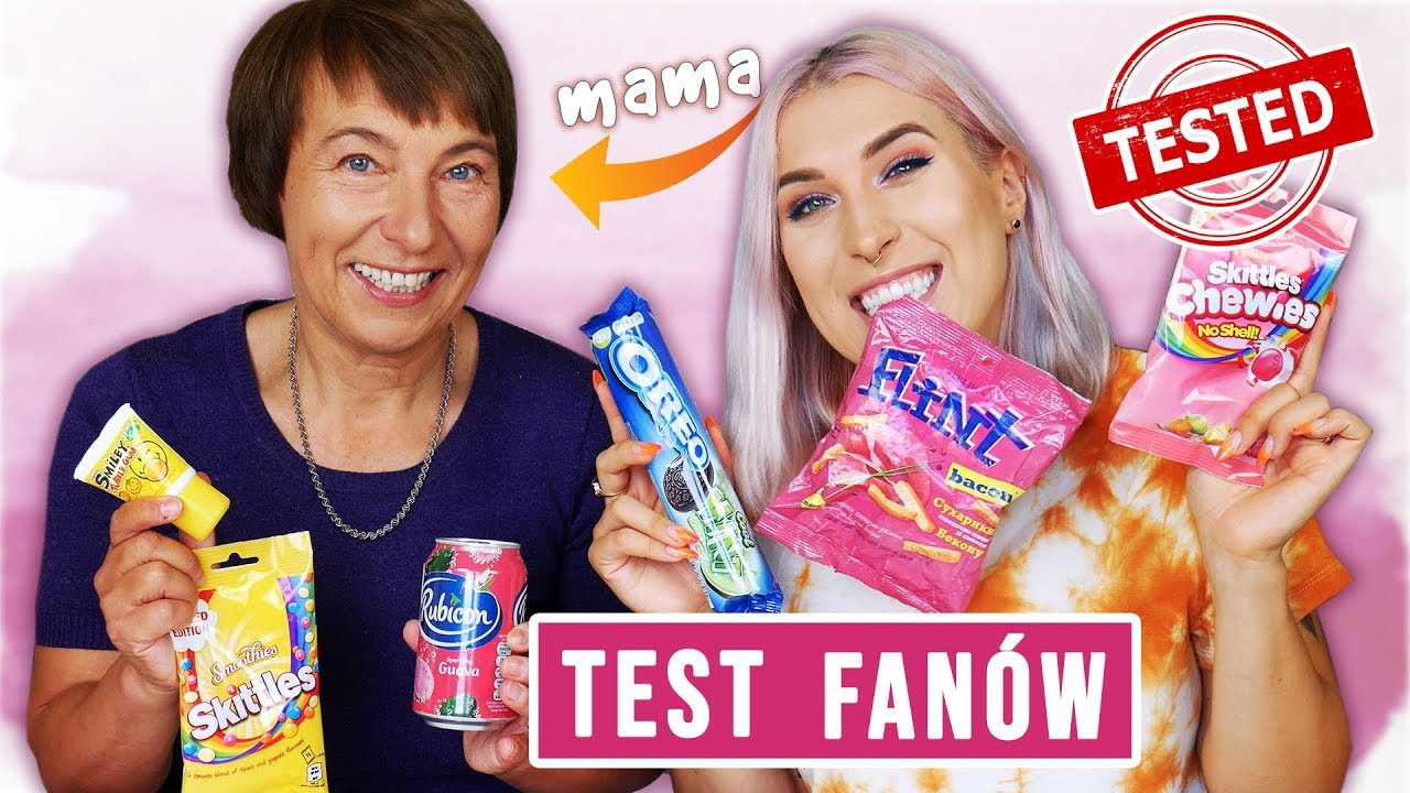 Aga Testuje Fanów #8 😍 z mamą! Jadalny slime, limitowane Skittles | Agnieszka Grzelak Vlog