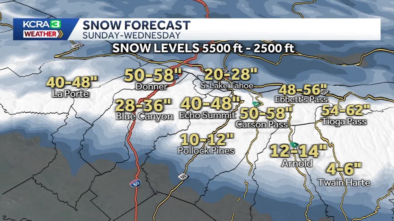 Northern California forecast: Rain and snow on the way
