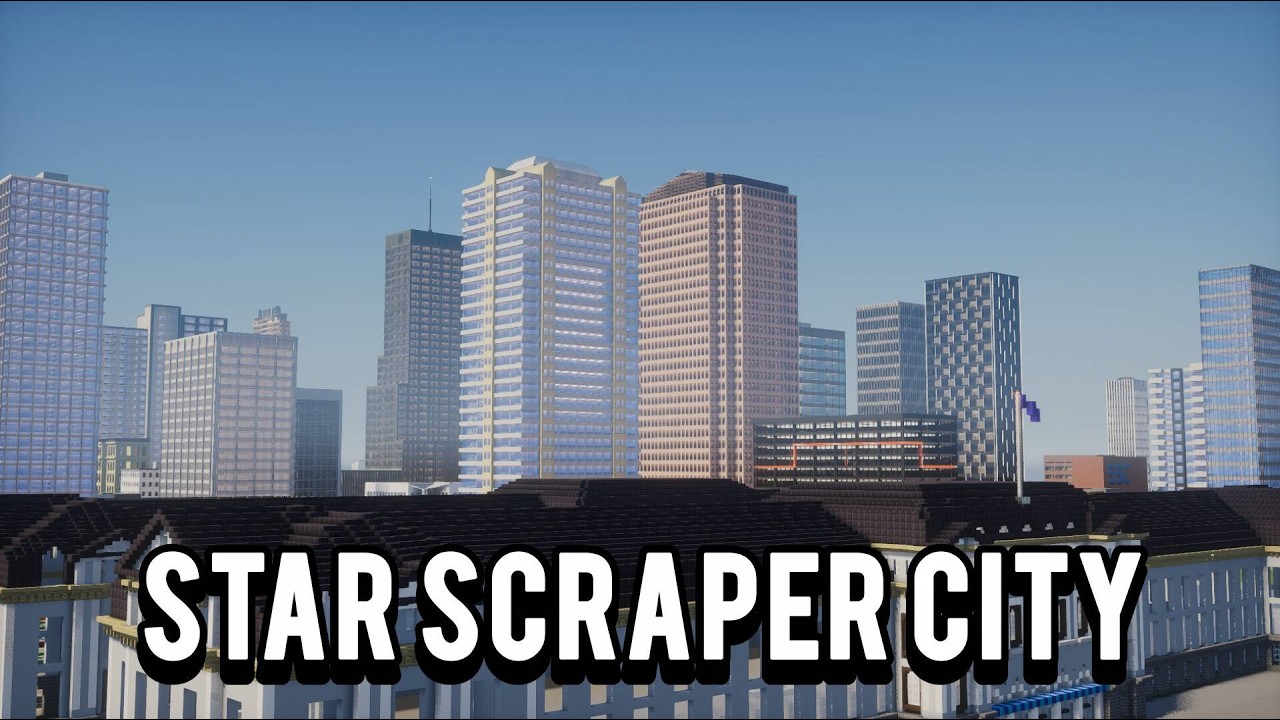 Star Scraper City &mdash; обзор города в Minecraft