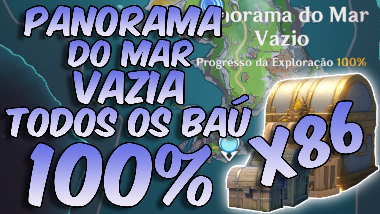 PANORAMA DO MAR VAZIA 100% TODOS OS BAÚ DE NOD-KRAI | Genshin Impact