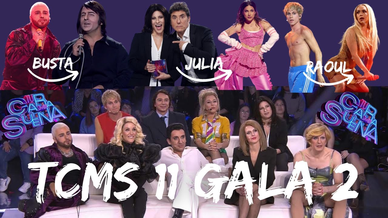 🤯TU CARA ME SUENA 11: GALA 2.😱 Estos son todos los artistas imitados. Resumen de la GALA 1 #tcms11