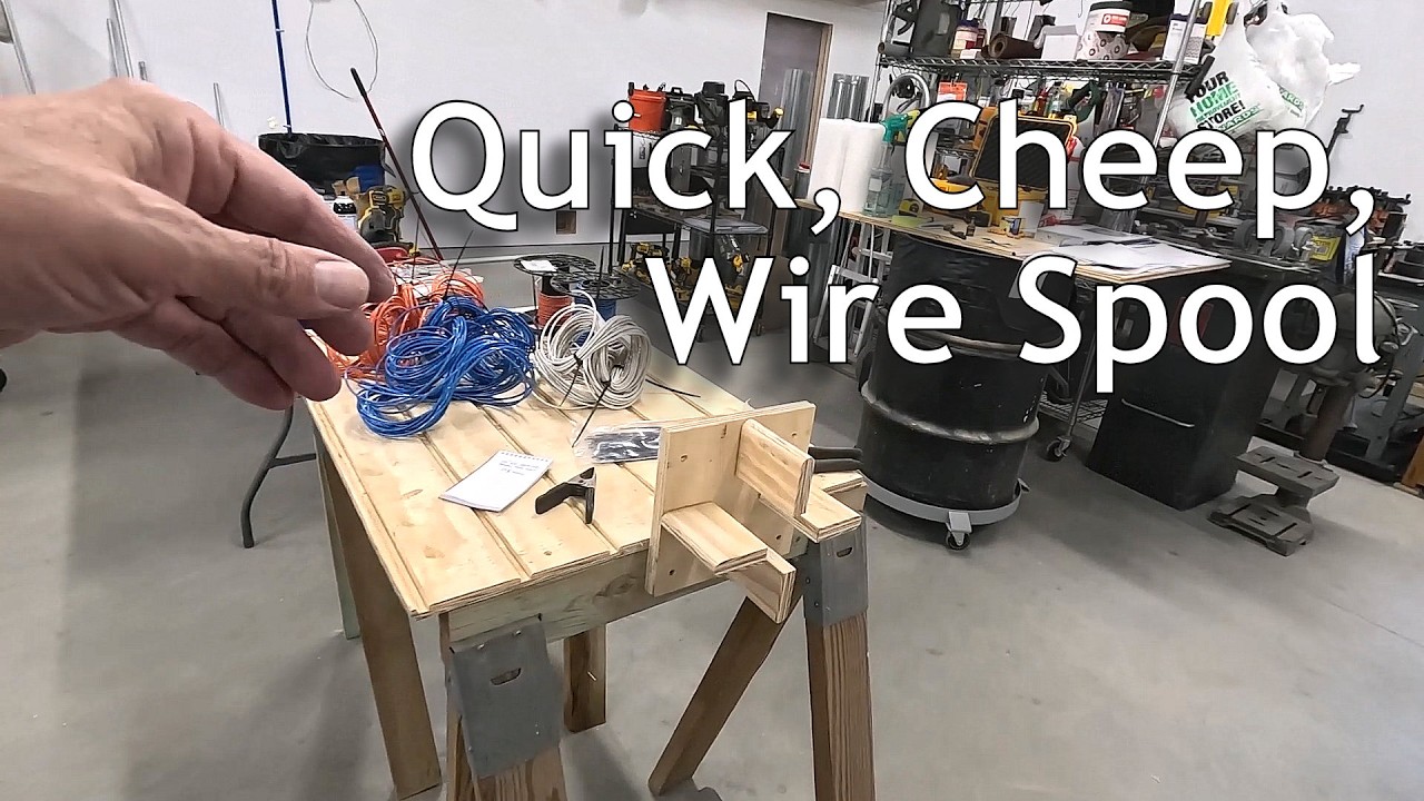How-To Quickly Make a Cheap Wire Measuring Spool