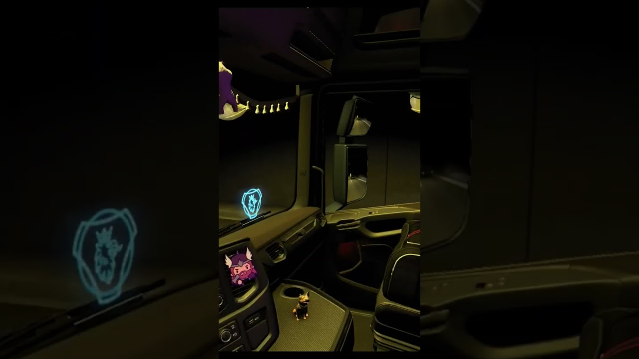 Ночное путешествие по Италии #ets2 #virtualtrucker #trucker #scania #nightride #wave #road