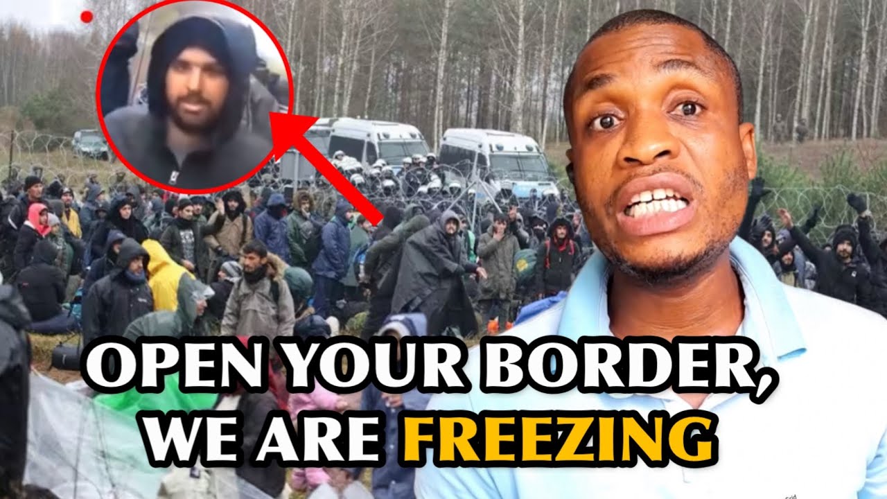 Illegal MIGRANTS Cry Out After Been DENIED Entry at Poland Border 