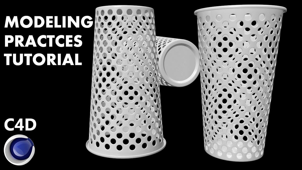 Cinema 4DTutorial  Modeling Practice  Dust Bin