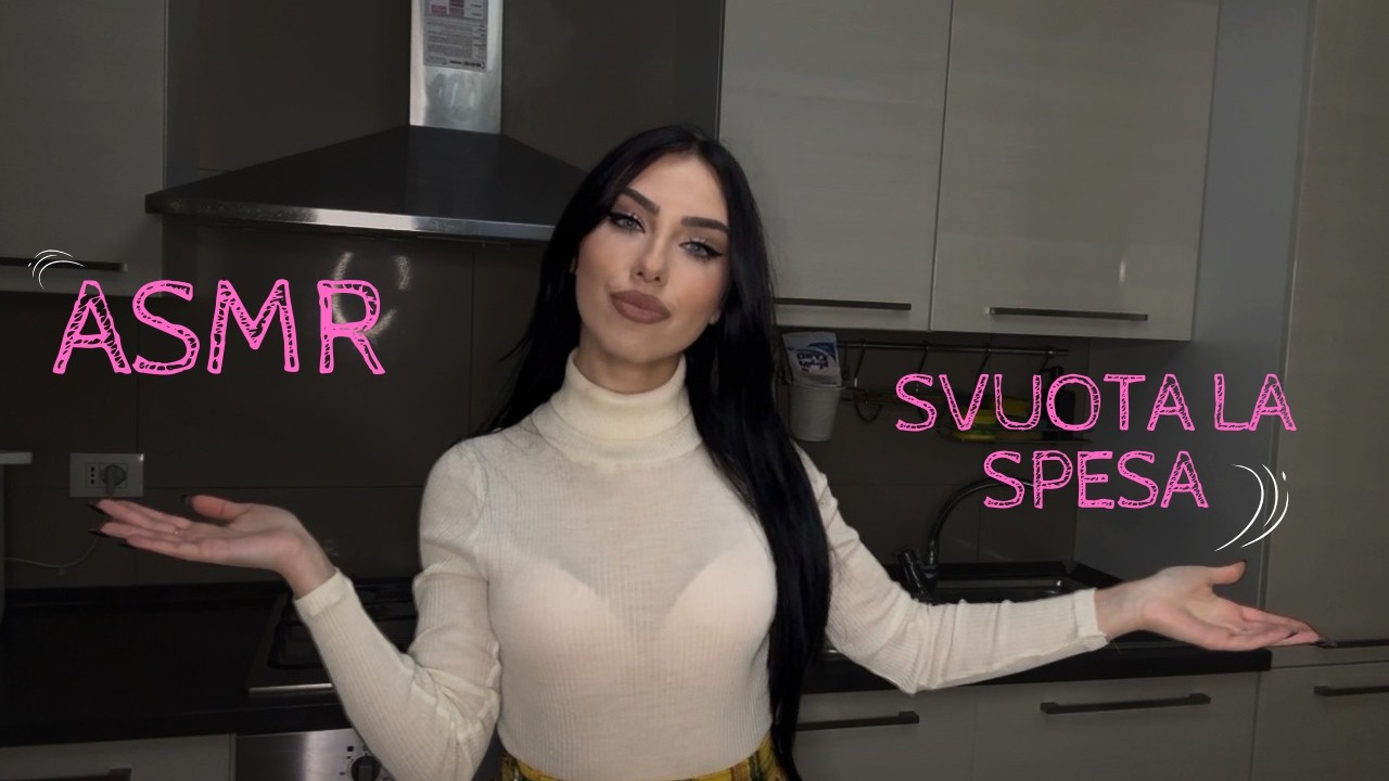 ASMR SVUOTA LA SPESA 🛍️ SUSSURRI & TAPPING