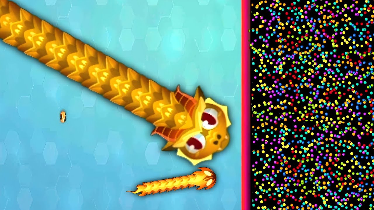 SNAKE IO🐍  BIG SKIN SNAKE IO vS 💀 MONSTER LITTLE SKIN  EPIC SNAKE IO 🐍 BEST / FUNNY GAMEPLAY !