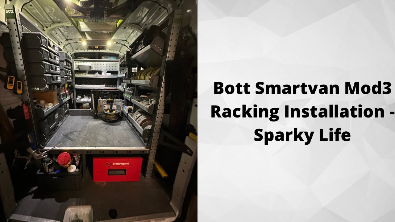Bott Smartvan Racking Mod3 in L1H2 Transit Custom
