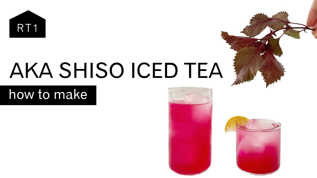 AKA SHISO ICED TEA: HOW TO MAKE (WITHOUT REFINED SUGAR!)