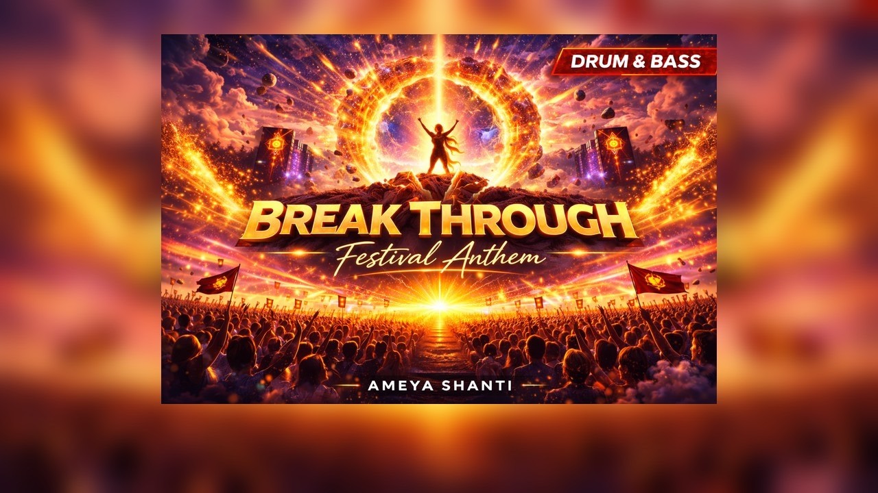 Break Through | Euphoric Drum & Bass Festival Anthem — Ameya Shanti