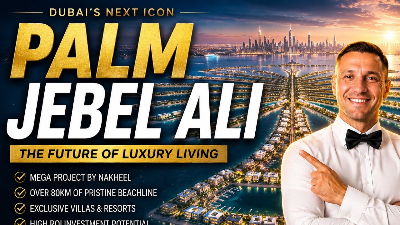 Palm Jebel Ali - Dubai Immobilien kaufen auf Deutsch - die neue Palme in Dubai - Projektvorstellung🌴