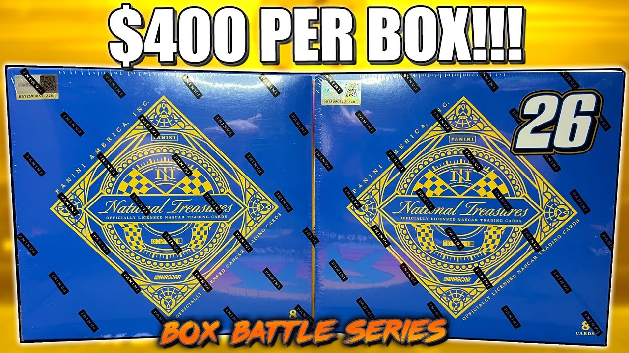 🏁 A VERY CLOSE RACE!! 🏁  | 2021 Panini National Treasures NASCAR Box Battle