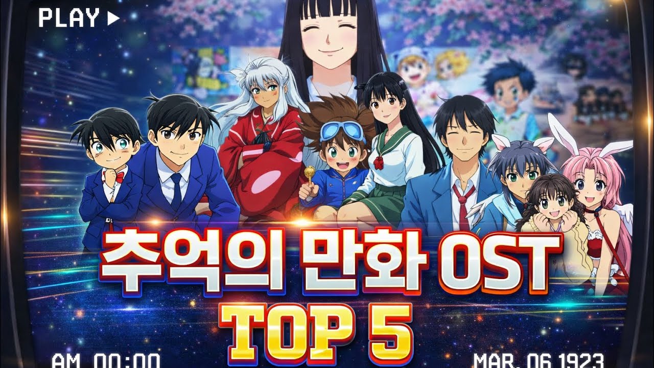 추억의 애니 음악 top5