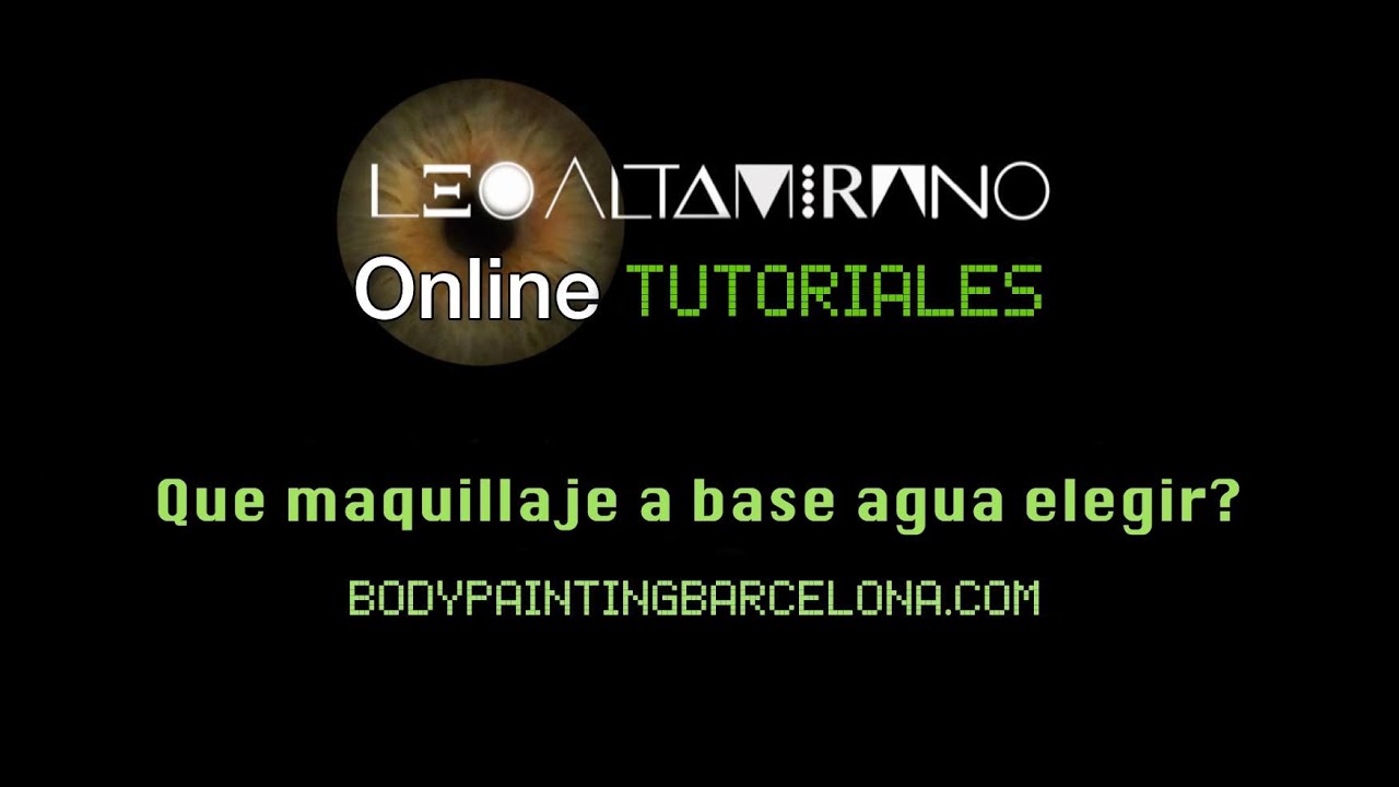 Que maquillaje a base agua elegir?