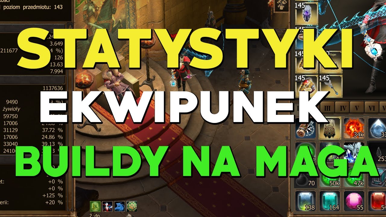 Moje Statystyki , Ekwipunek i Buildy na Maga w Drakensang Online !