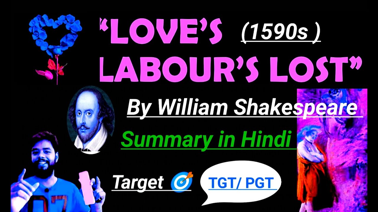 Love's Labour's Lost by William Shakespeare Summary in Hindi